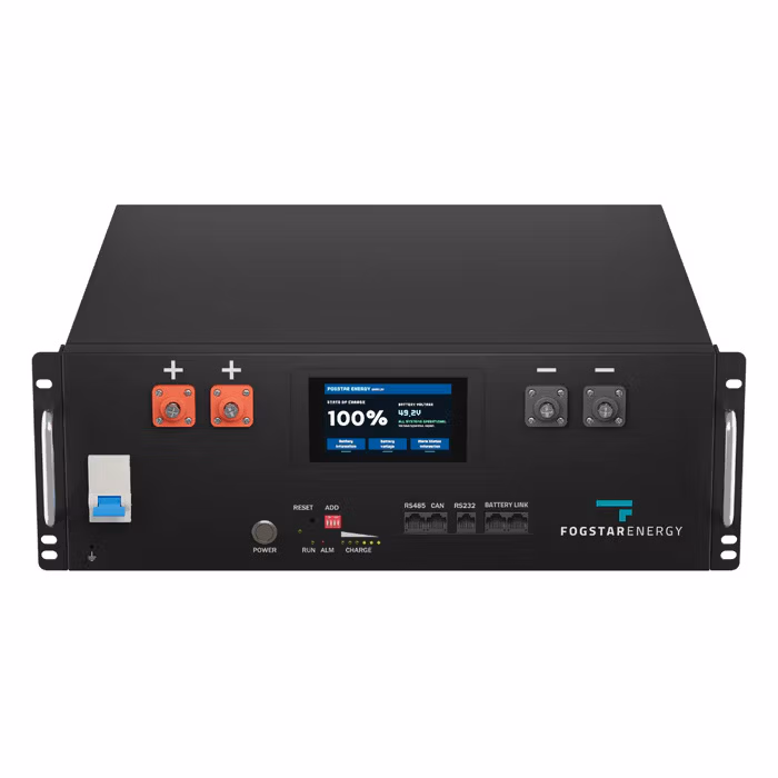 Fogstar Energy battery with 100% charge display.
