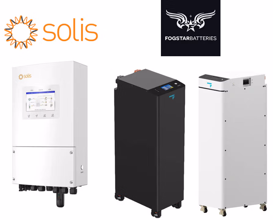 Solis inverter and Fogstar battery storage units