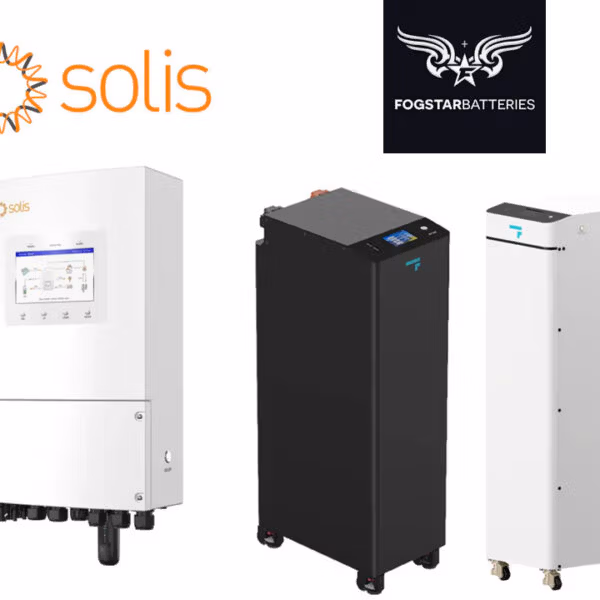 Solis inverter and Fogstar battery storage units