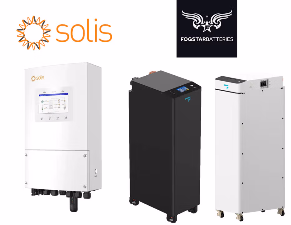 Solis inverter and Fogstar battery storage units