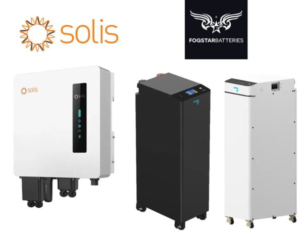 Solis inverter with Fogstar battery storage units