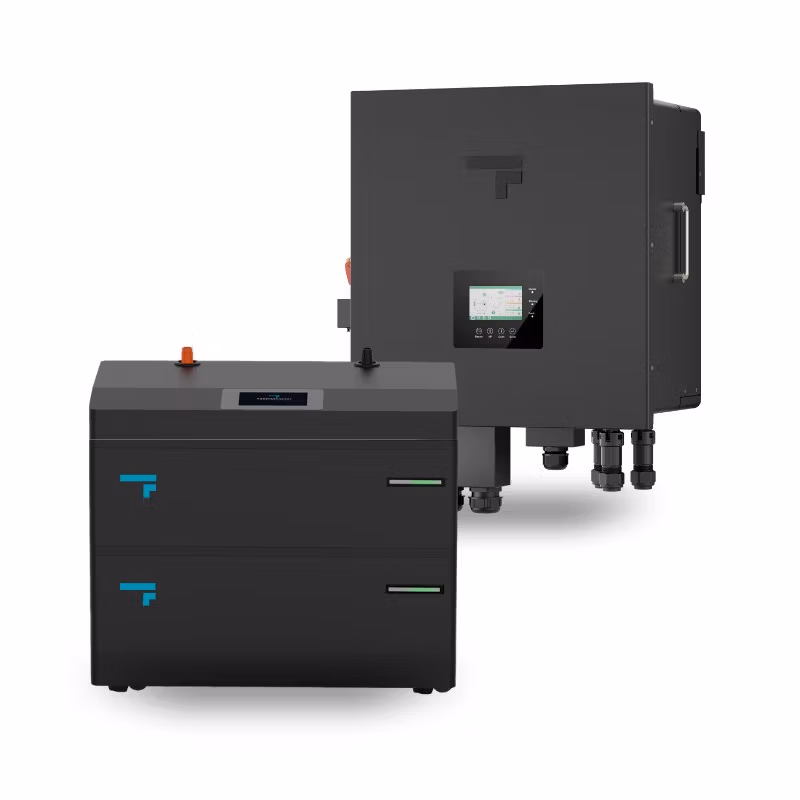 Industrial battery storage and inverter units