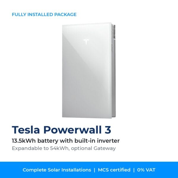 Tesla Powerwall 3 home battery storage system advertisement